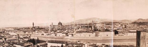 1927 Ricordo di Firenze leporello díszes aranyozott kötésben /
1927 Florence leporello