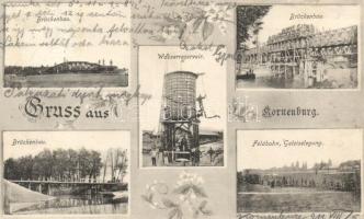 Korneuburg, Brückenbau, K.u.K. military; floral