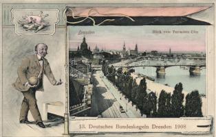1908 Dresden, 13. Deutsches Bundeskegeln / bowling championship