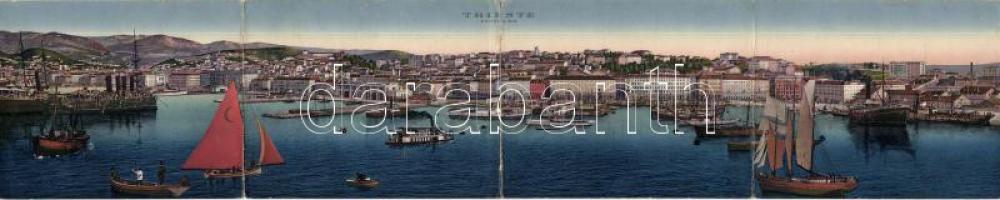 Trieste, giant postcard (14 × 70 cm)