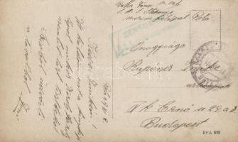 IV. Károly király szemlét tart Polában a haditengerészetnél, 3 db eredeti fotólap / Karl I. visiting...