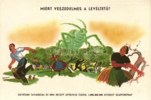 Magyar mezőgazdasági propaganda, levéltetűirtás, Klösz s: Szűcs Szabó / Hungarian agricultural propaganda, aphid control, Klösz s: Szűcs Szabó (EK)