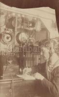 1915 Rádiós szolgálat a Csepel hadihajón / K.u.K. navy, radio operator on SMS Csepel, photo