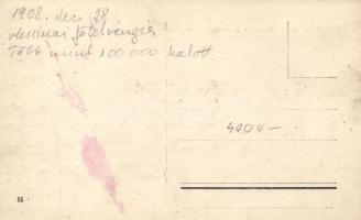 1908 Messina dopo il terremoto, soldati del genio / after the earthquake