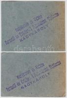 DN "Nagykároly és Vidéke Termelő és Értékesítő Szövetkezet Tejüzeme" 20f, 50f  T:I-,II (ha...