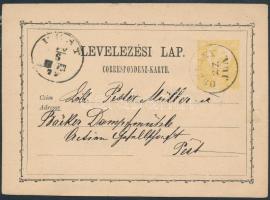 Hungary-Slovakia PS-card "OSZLÁNY" - "PEST" Díjjegyes levelezőlap "OSZLÁNY&...