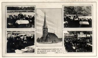 1941 Budapest XVII. Rákoskeresztúr, Evangélikus templom alapkőletétel