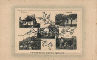 Budapest XVII. Rákoskeresztúr, villák, floral