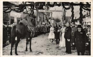 Losonc, Felvidék felszabadulásának emlékére / memory for the liberation of Upper Hungary 'vissza' So. Stpl (fl)