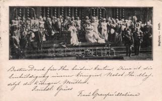 1898 Delft, coronation ceremony (EK)