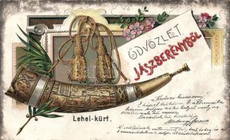 Jászberény, Lehel-kürt, litho