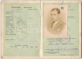 1933 Puhafedeles útlevél / Hungarian passport