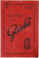 1935 Göricke fényképes kerékpár katalógus / Bycicle catalogue