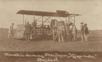 1903 Mezőhegy, Nemzetközi ekeverseny, 'Kőszegi motor' Bajáról, photo
