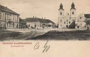 Celldömölk, Gyarmathy tér; készítette Radó J.