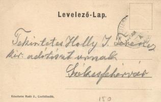 Celldömölk, Gyarmathy tér; készítette Radó J