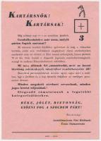 1945 Magyar Szociáldemokrata Párt politikai proganda röplap