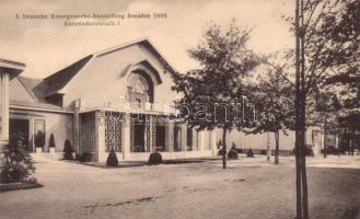 1906 Dresden, Deutsche Kunstgewerbe Ausstellung, Kunstindustriehalle / Exhibition, Art Industry Hall