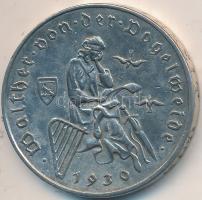 Német Birodalom / Weimari Köztársaság 1930A 3M Ag "700th Anniversary - Death of Von Der Vogelwe...