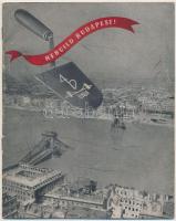 1945 "Rebuild Budapest!" - A romos Budapestet bemutató angol nyelvű kiadvány, 12p