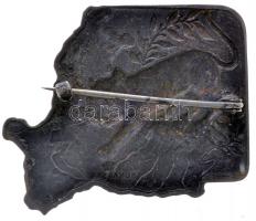 Osztrák-Magyar Monarchia 1916. "Tigris Brigád - Bukarest elfoglalása" ezüstözött vas sapka...