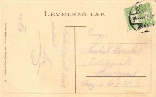 Arad, Minoriták palotája; Juhász és társa kiadása / palace building