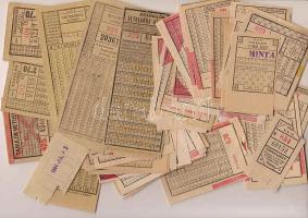 Az FVV közlekedési jegyei 54 db / 30 féle