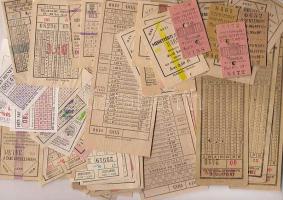 HÉV jegyek 1920-1980 78 db / 61 féle