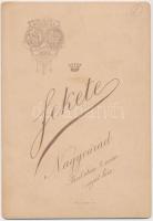 cca 1890 Nagyvárad utcarészlet / photo 12x17 cm