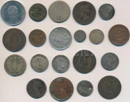 19db vegyes fémpénz, közte ezüstök is T:vegyes