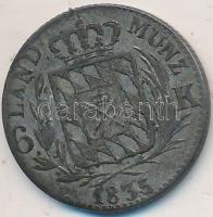 Német Birodalom / Bajorország 1835. 6Kr Ag "I. Lajos" T:3
German Empire / Bavaria 1835. 6 ...