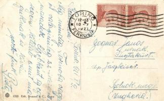 Torino, Via Milano da Piazza Emanuele Filiberto / Milano street, tram (EB)