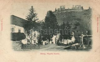 Sümeg, Püspöki kastély, Horváth Gábor kiadása (vágott / cut)