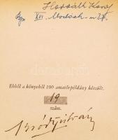 Bródy István: Régi pesti dáridók, Egy letűnt világ regénye. Dedikált, 19. sorszámozott példány! Bp.,...