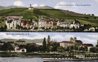 Litomerice, Leitmeritz; Villenviertel Kaiser-Franz-Josefs-Höhe, villas, Elbe, SS Dresden