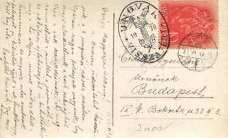 Ungvár, Zárda / cloister, photo 'vissza' So. Stpl