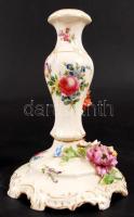 Dresden gyertyatartó, kisebb lepattanásokkal, kézzel festett, jelzett, négy ágú, m:35 cm