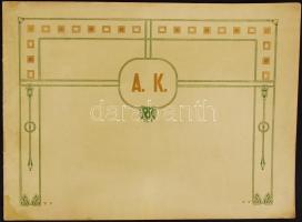 cca 1910 Angol bűtorállványok képes árjegyzéke. Gazdagon illusztrált bútor katalógus / Furniture cat...