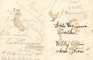 Süly, Sulany; Katolikus templom, Fő utca / church, main street (ragasztónyom / gluemark)