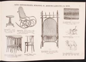 1911 Szőts szőnyegtelep lakberendezési és kerti cikkek képes árjegyzéke. Gazdagon illusztrált kataló...