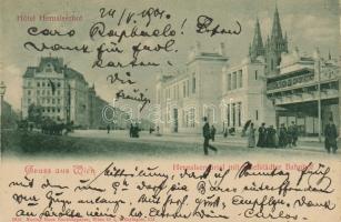 Wien mit Josefstädter Bahnhof