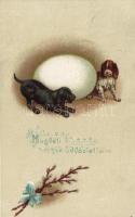 Easter, dogs, puppy, litho (EK)