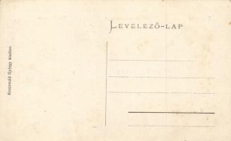 Belényes, Református templom, Konczwald-üzlet / church, Konczwald's shop, floral