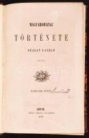 Szalay László: Magyarország története III. kötet. Lipcse, 1853, Geibel Károly. Félvászon kötés, gerincnél szakadt, festett lapszélek, jó állapotban