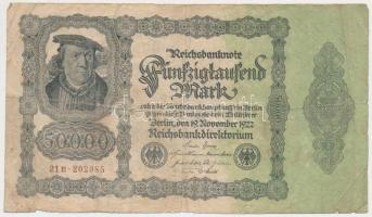Német Birodalom / Weimari Köztársaság 1922. 10.000M (3x) + 1922. 50.000M + Harmadik Birodalom 1940-1...