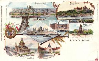 Budapest, Victoria gőzmalom, litho