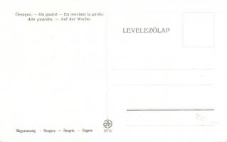 Őrségen / On guard; Hungarian scouts J.R.E. 8002