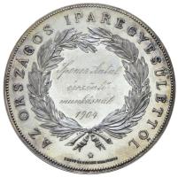 1904. "Országos Iparegyesület" Ag díjérem gravírozással Sponer Antal érczöntő munkásnak. S...