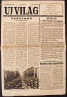 1948 Új Világ, Magyar-Szovjet Művelődési Társaság politikai és társadalmi hetilapja, induló szám, 8p.