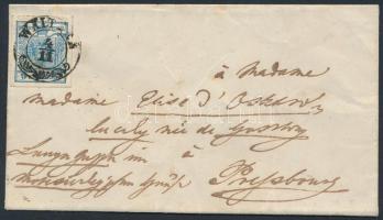 185.. 9kr MP III. with nice margins on cover 